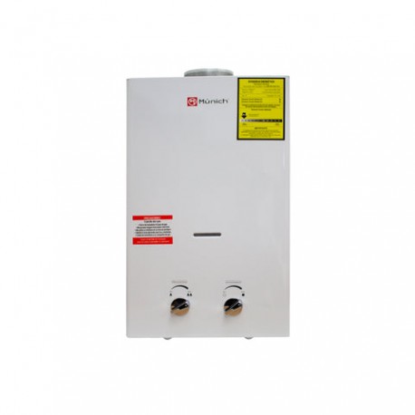 Calentador de Paso Gas LP Munich CP-9L 9L