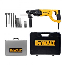 Rotomartillo Dewalt SDS Plus D25260K + Set de Brocas DWA0870