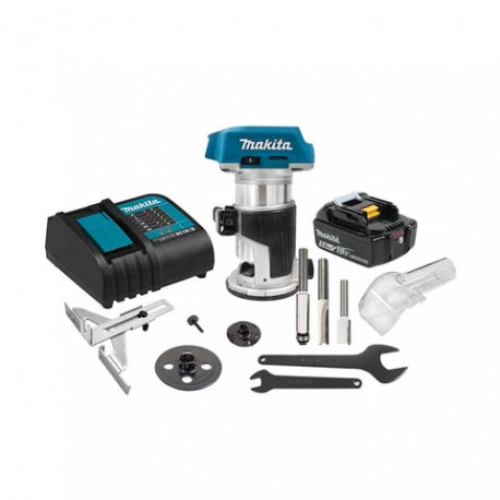 Combo Router Inalámbrico + Accesorios Makita DRT50STX12 12 V