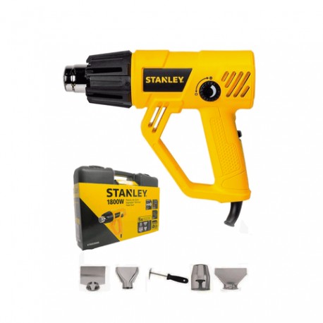 Pistola de Calor con Maletín y Boquillas Stanley STXH2000K-B3 1800 W