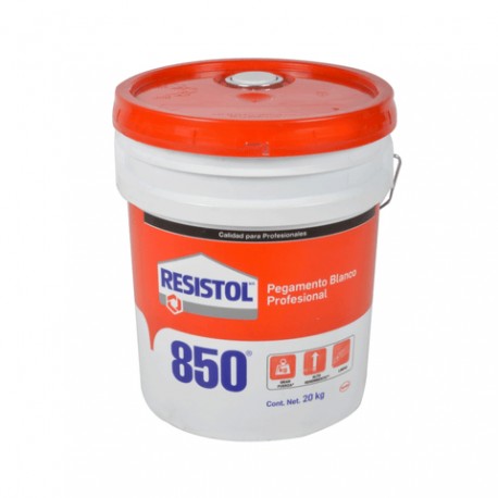 Pegamento Blanco Resistol 850 Profesional Cubeta de 20 Kg