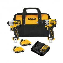 Rotomartillo + Atornillador de Impacto Dewalt DCK225F2 12 V