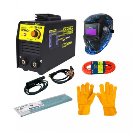 Combo Soldadora Inversor KTI120PRO + Electrodos + Accesorios