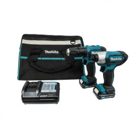 Combo Makita CLX228 Atornillador TD110D + Rotomartillo HP333D