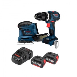 Combo Bosch De Rotomartillo GSB 18 V-EC + Lijadora GSS 18V-10