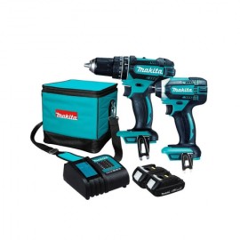 Combo Makita DLX2131SY Rotomartillo + Atornillador Impacto