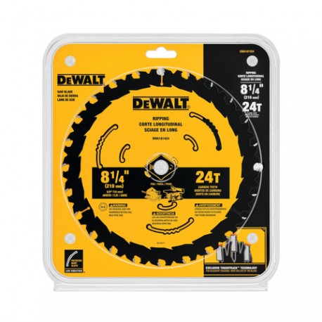 Disco para Corte de Madera Dewalt DWA181424 8 1/4"