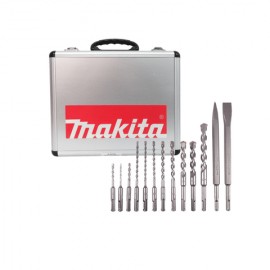 Juego De Brocas y Cinceles Makita D31734 SDS Plus 13 Pzs