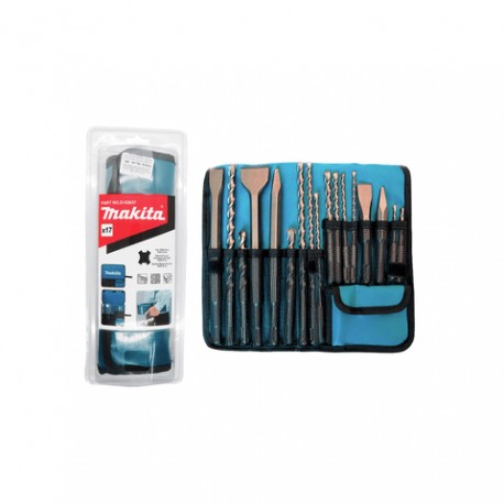 Brocas SDS Plus y Cincel Makita D-53637 17 Pzs