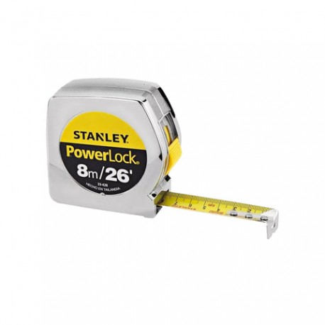 Flexómetro Stanley 33-428MX Powerlock 8 Mts