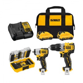 Combo Rotomartillo + Llave de Impacto + Puntas Dewalt Xtreme