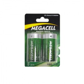 Pilas Megacell Heavy Duty D 1.5 V 2 Pzs