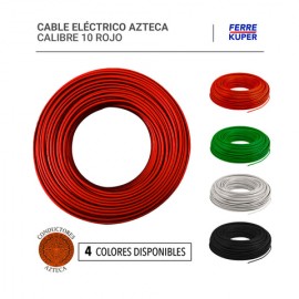 Cable Eléctrico Azteca THW Calibre 10