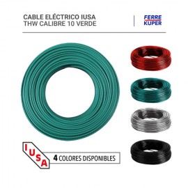 Cable Eléctrico IUSA THW Calibre 10